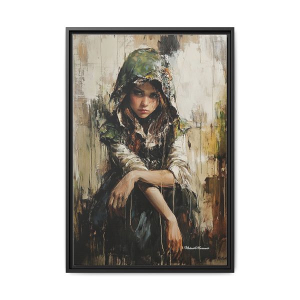Framed Wall Art - Urban Girl, Home Decor for Art Lovers, Unique Gift for Him/Her, Gallery Style Print, Decorative Artwork