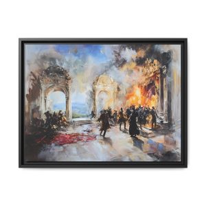 Framed Wall Art, Vibrant Canvas Art, Colorful Home Décor, Stylish Living Room Display, Modern Art for Home, Gift for Art Lovers