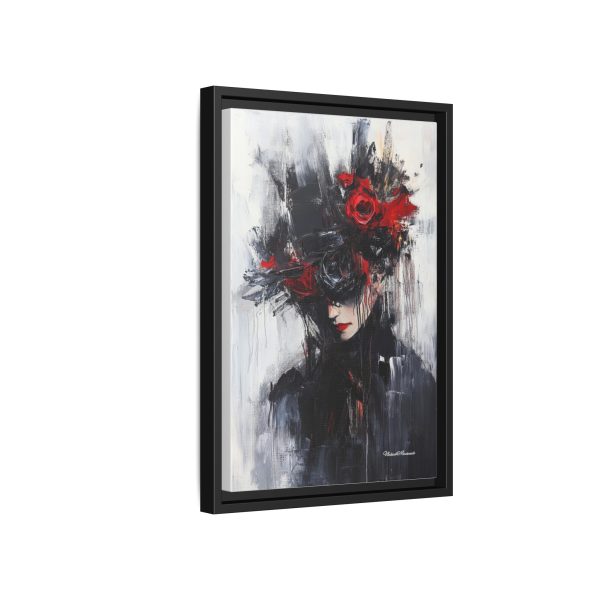 Framed Wall Art, Matte Canvas Print, Abstract Art, Home Decor, Gift for Art Lovers, Black and Red Aesthetic - Image 38