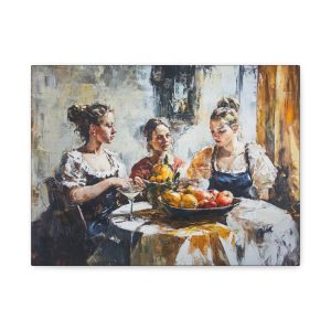 Classic Canvas Art Print, Vintage Still Life Painting, Home Decor Wall Art, Gift for Art Lovers, Elegant Living Room Decor