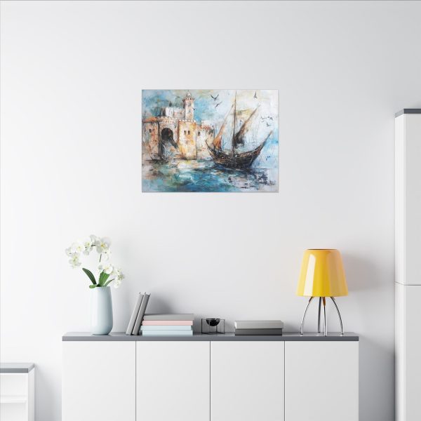 Abstract Coastal Canvas Art Print, Nautical Wall Decor, Maritime Artwork, Ocean Landscape Picture, Beach House Decoration - Image 16