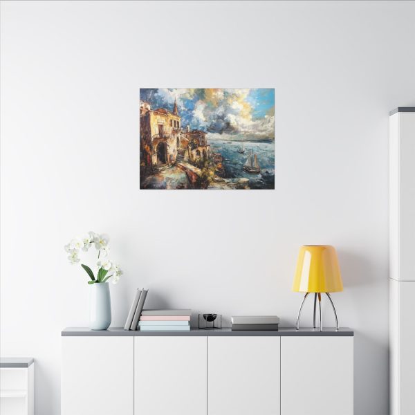 Stretched Matte Canvas Artwork, Coastal Landscape Wall Decor, Nautical Home Decor, Artwork for Coastal Living Spaces, Perfect Gift for [...] - Image 16