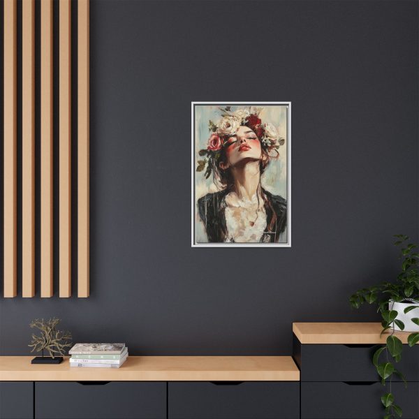 Floral Portrait Canvas Art Print, Boho Wall Décor, Feminine Home Accent, Gift for Her, Flower Lover's Art - Image 20