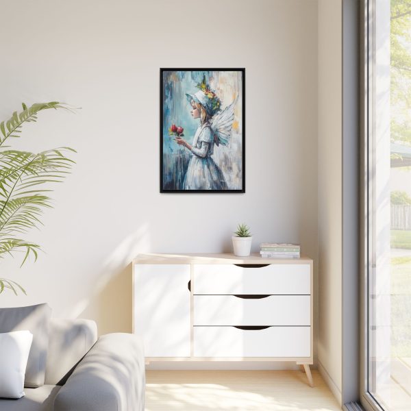 Whimsical Fairy Art Print, Colorful Home Decor, Kids Room Wall Art, Unique Gift, Magical Framed Canvas - Image 7