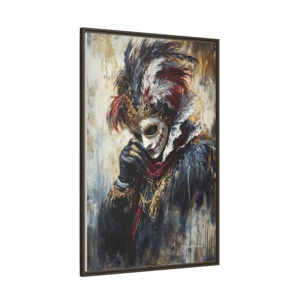 Matte Canvas Wall Art, Multi-color Framed Artwork, Gothic Home Decor, Mysterious Masquerade Print, Unique Gift for Art Lovers - Image 30