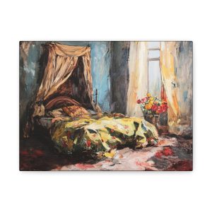 Vibrant Art Canvas Print, Home Decor, Wall Art, Bedroom Decor, Gift Idea, Floral Artwork, Gallery Wall