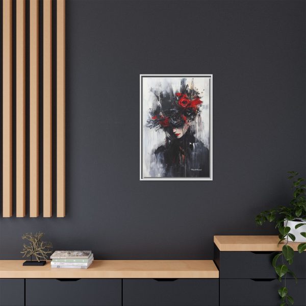 Framed Wall Art, Matte Canvas Print, Abstract Art, Home Decor, Gift for Art Lovers, Black and Red Aesthetic - Image 20
