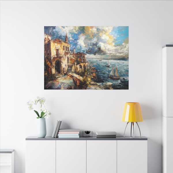 Stretched Matte Canvas Artwork, Coastal Landscape Wall Decor, Nautical Home Decor, Artwork for Coastal Living Spaces, Perfect Gift for [...] - Image 24
