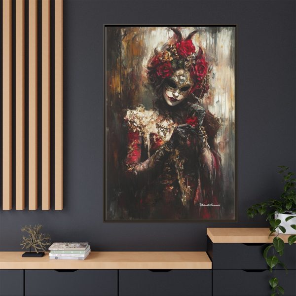 Gothic Art Print, Wall Decor, Unique Framed Artwork, Vibrant Canvas, Home Decoration, Halloween Vibes, Boho Chic - Image 68