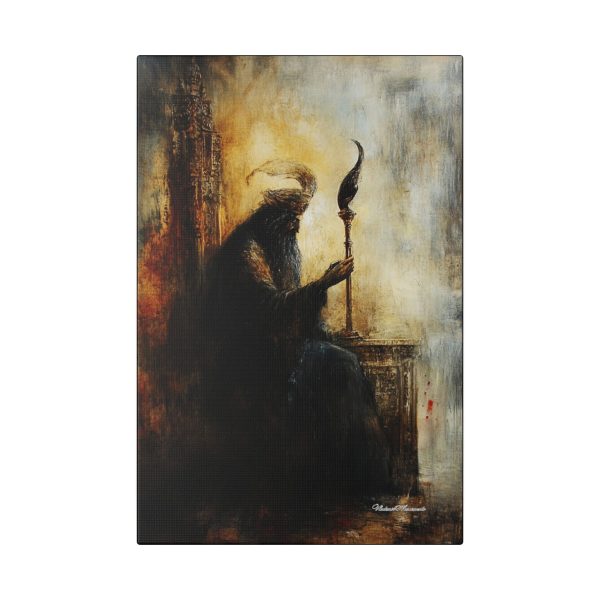 Majestic Canvas Art, Spiritual Wall Decor, Home Office Artwork, Gift for Art Lovers, Meditation Room Accent