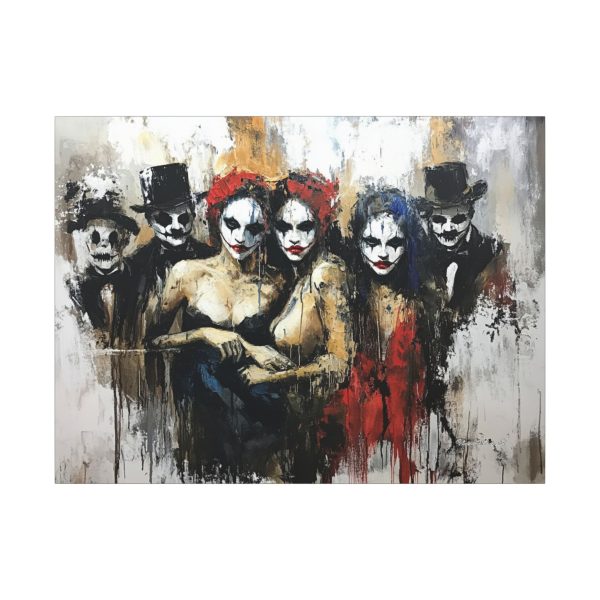 Dramatic Canvas Art Print, Modern Wall Decor, Unique Home Decoration, Abstract Artwork, Great for Halloween or Parties - Image 10