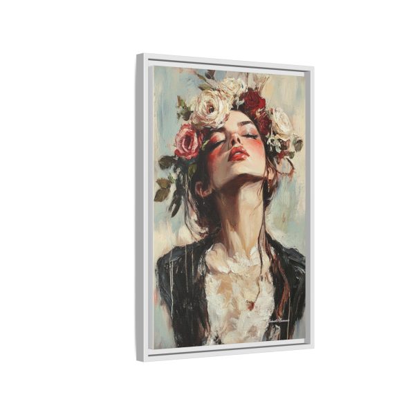 Floral Portrait Canvas Art Print, Boho Wall Décor, Feminine Home Accent, Gift for Her, Flower Lover's Art - Image 58