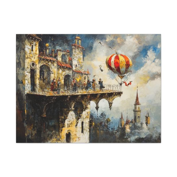 Artistic Wall Art Print, Vintage Canvas Decor, Home Gallery Accent, Unique Gift for Art Lovers, Whimsical Landscape Art - Image 5