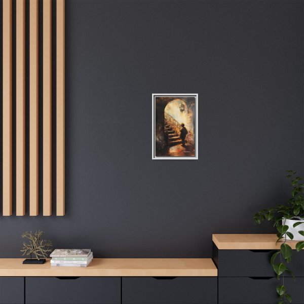 Framed Matte Canvas Art - Enigmatic Stairs Artwork, Home Decor, Wall Art, Living Room Aesthetic, Unique Gift, Art Lovers Decoration - Image 48
