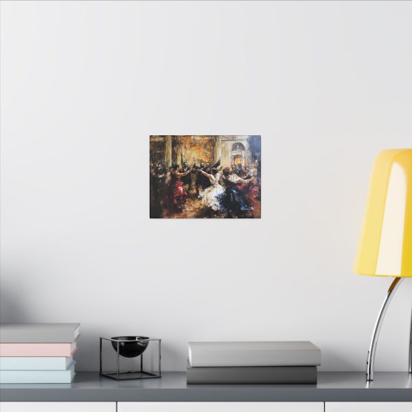 Elegant Canvas Wall Art, Decorative Artwork, Dance Scene, Home Decor, Gift for Art Lovers, Wall Decoration, Living Room Art - Image 4