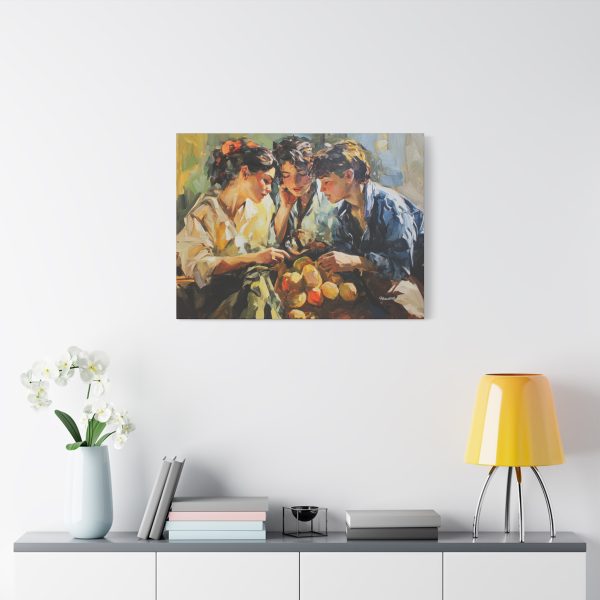 Canvas Art Print, Friends Gathering, Home Decor Wall Art, Gallery Wrapped, Colorful Still Life, Gift for Art Lovers - Image 15