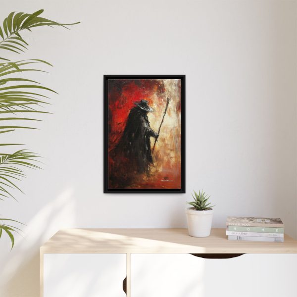 Mysterious Framed Canvas Art, Gothic Wall Decor, Dark Fantasy Art, Home Aesthetic, Unique Gift for Art Lovers, Halloween Decor - Image 51
