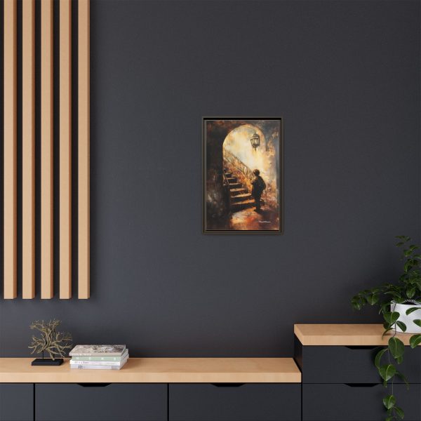 Framed Matte Canvas Art - Enigmatic Stairs Artwork, Home Decor, Wall Art, Living Room Aesthetic, Unique Gift, Art Lovers Decoration - Image 56