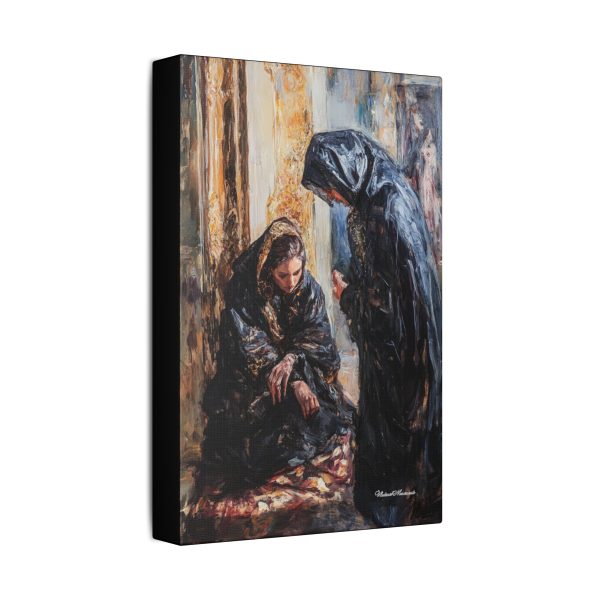 Emotive Stretched Canvas Art, Inspirational Wall Decor for Home, Unique Gifts for Art Lovers, Spiritual Gallery Wall Piece, Elegant [...] - Image 2