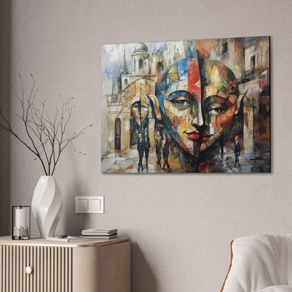 Artistic Canvas Wall Art, Abstract Face Painting, Modern Home Decor, Colorful Canvas Print, Unique Gift for Art Lovers - Image 8