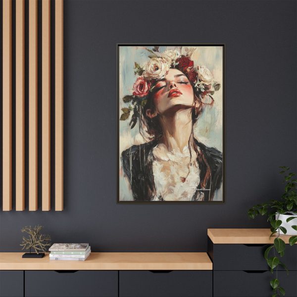 Floral Portrait Canvas Art Print, Boho Wall Décor, Feminine Home Accent, Gift for Her, Flower Lover's Art - Image 32