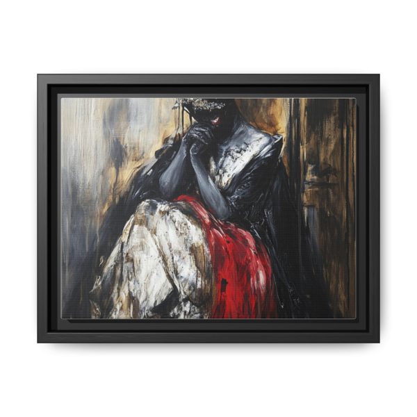 Elegant Framed Canvas Art, Contemporary Wall Decor, Living Room Art, Unique Gift, Home Aesthetic, Modern Art Print, Multi-color Artwork