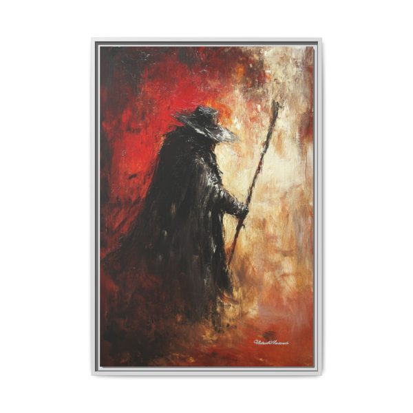 Mysterious Framed Canvas Art, Gothic Wall Decor, Dark Fantasy Art, Home Aesthetic, Unique Gift for Art Lovers, Halloween Decor - Image 25