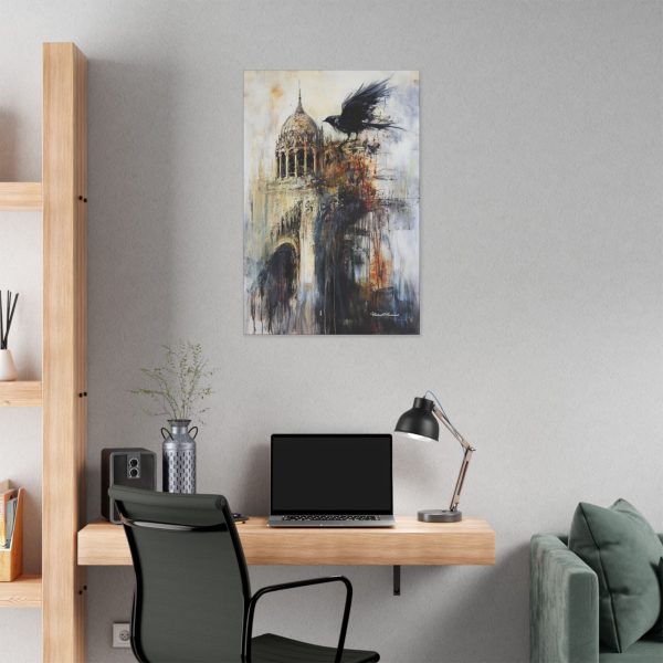 Urban Raven Canvas Art, Modern Wall Decor, Bird Canvas, Nature Artwork, Home Aesthetic, Gift for Bird Lovers - Image 20