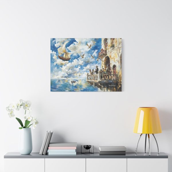 Beautiful Seascape Art Print, Nautical Wall Decor, Ocean Landscape Canvas, Coastal Home Decor, Sailing Art for Sea Lovers - Image 15