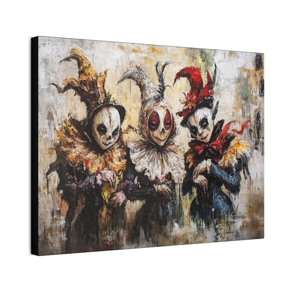 Whimsical Canvas Art Print - Perfect Halloween Decor, Unique Gift for Home, Carnival Ambiance, Artistic Wall Hanging - Image 2