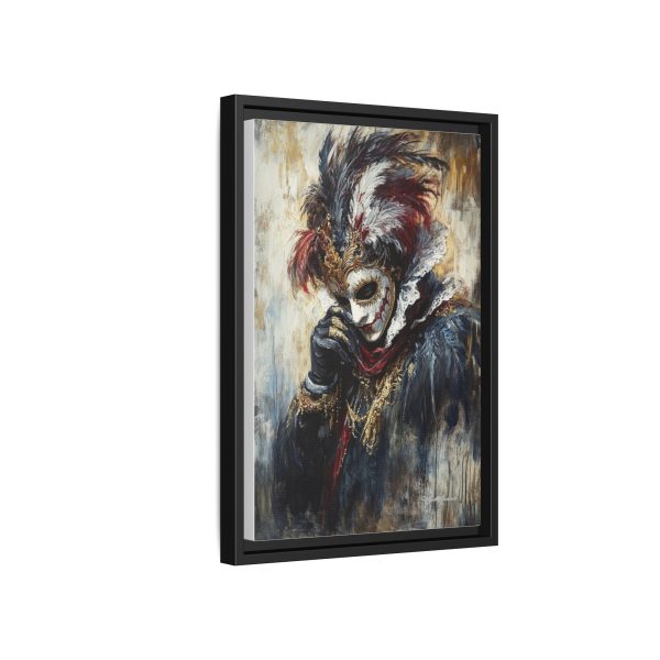 Matte Canvas Wall Art, Multi-color Framed Artwork, Gothic Home Decor, Mysterious Masquerade Print, Unique Gift for Art Lovers - Image 38