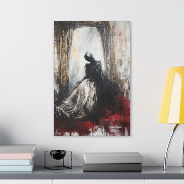 Moody Art Canvas Print, Gothic Wall Decor, Halloween Home Accent, Dark Aesthetic Artwork, Unique Gift for Art Lovers - Image 11