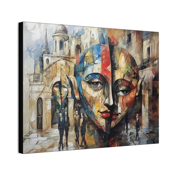 Artistic Canvas Wall Art, Abstract Face Painting, Modern Home Decor, Colorful Canvas Print, Unique Gift for Art Lovers - Image 2