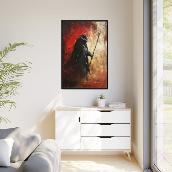 Mysterious Framed Canvas Art, Gothic Wall Decor, Dark Fantasy Art, Home Aesthetic, Unique Gift for Art Lovers, Halloween Decor - Image 11