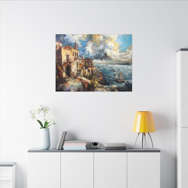 Stretched Matte Canvas Artwork, Coastal Landscape Wall Decor, Nautical Home Decor, Artwork for Coastal Living Spaces, Perfect Gift for [...] - Image 20