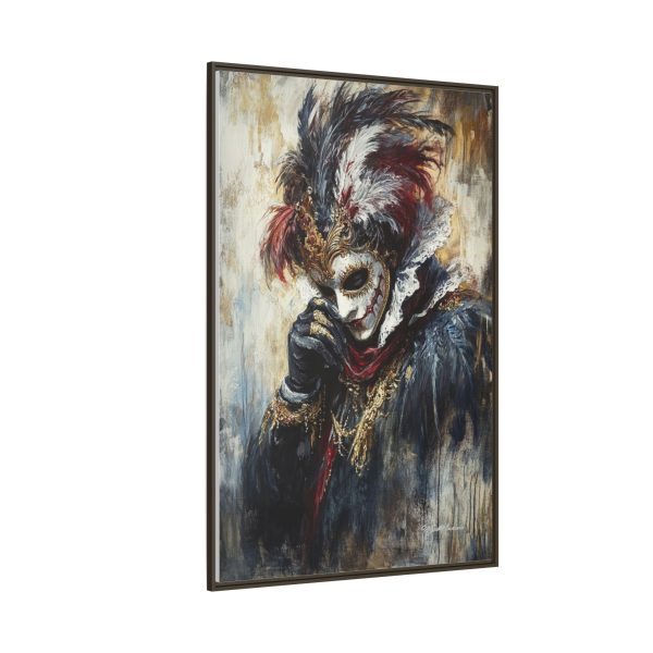 Matte Canvas Wall Art, Multi-color Framed Artwork, Gothic Home Decor, Mysterious Masquerade Print, Unique Gift for Art Lovers - Image 66