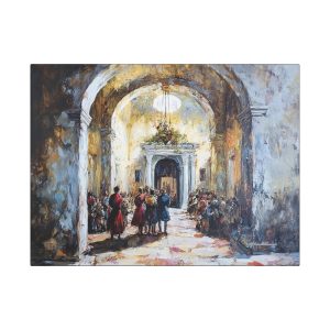 Elegant Canvas Wall Art for Home Décor, Vintage Style, Living Room Artwork, Gift for Art Lovers, Timeless Interior Design