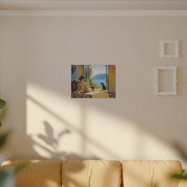Canvas Art Print, Stretched Wall Decor, Colorful Landscape Painting, Gift for Dog Lovers, Cozy Home Decor - Image 11