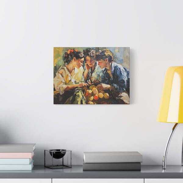 Canvas Art Print, Friends Gathering, Home Decor Wall Art, Gallery Wrapped, Colorful Still Life, Gift for Art Lovers - Image 7