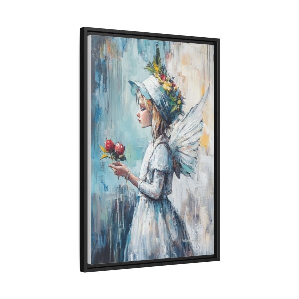 Whimsical Fairy Art Print, Colorful Home Decor, Kids Room Wall Art, Unique Gift, Magical Framed Canvas - Image 2