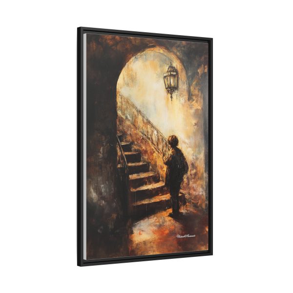 Framed Matte Canvas Art - Enigmatic Stairs Artwork, Home Decor, Wall Art, Living Room Aesthetic, Unique Gift, Art Lovers Decoration - Image 6