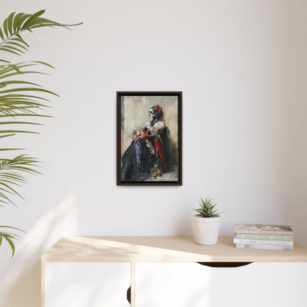 Framed Art Print - Day of the Dead Decor, Colorful Bone Lady Wall Art, Gothic Home Decor, Unique Gift for Holidays - Image 43