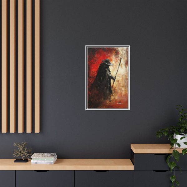 Mysterious Framed Canvas Art, Gothic Wall Decor, Dark Fantasy Art, Home Aesthetic, Unique Gift for Art Lovers, Halloween Decor - Image 20