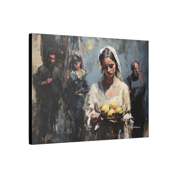 Elegant Stretched Canvas Art - Woman with Lemons - Wall Decor, Home Decoration, Art Piece, Gift for Art Lovers, Living Room Accent - Image 14