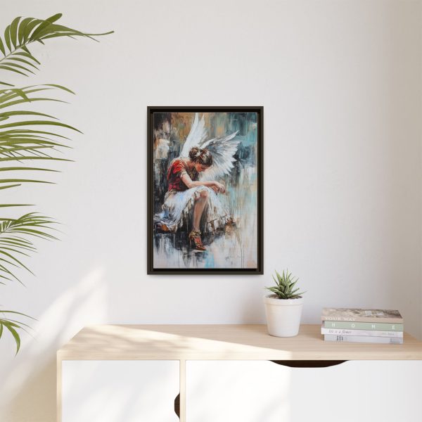 Angel Wings Framed Canvas Art, Inspirational Wall Decor for Home, Serenity Artwork, Gift for Her, Boho Chic Decor, Angel Art Print - Image 55