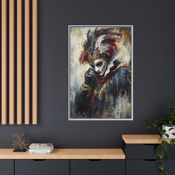Matte Canvas Wall Art, Multi-color Framed Artwork, Gothic Home Decor, Mysterious Masquerade Print, Unique Gift for Art Lovers - Image 36