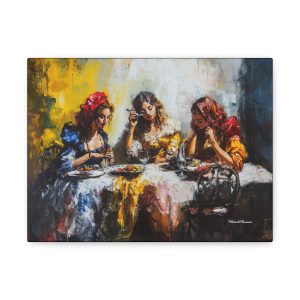 Artistic Canvas Wall Art, Elegant Home Decor, Colorful Stretched Artwork for Living Room, Dining Room, Gift Idea