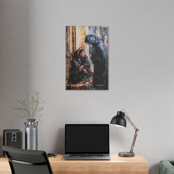 Emotive Stretched Canvas Art, Inspirational Wall Decor for Home, Unique Gifts for Art Lovers, Spiritual Gallery Wall Piece, Elegant [...] - Image 12