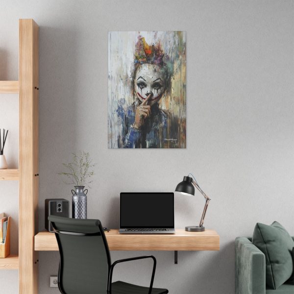 Whimsical Clown Wall Art, Fine Art Canvas Print for Home Decor, Unique Gift for Art Lovers, Playful Room Decoration - Image 20