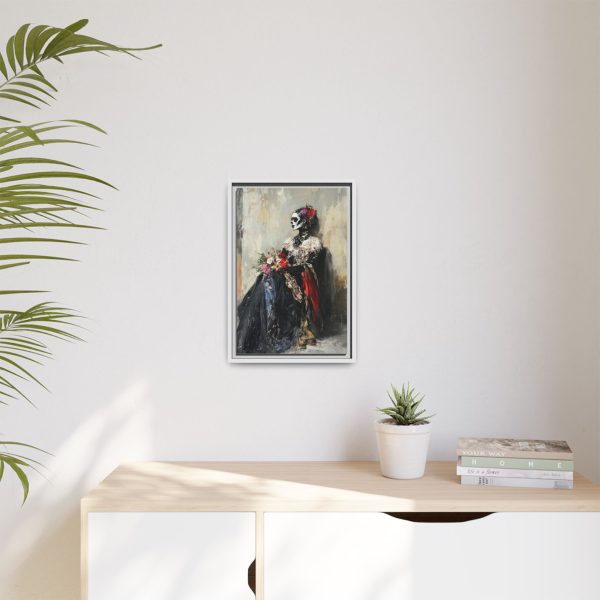 Framed Art Print - Day of the Dead Decor, Colorful Bone Lady Wall Art, Gothic Home Decor, Unique Gift for Holidays - Image 47